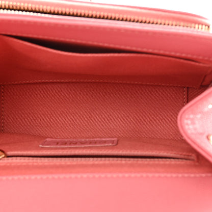 Chanel Caviar Quilted Small Business Affinity Flap Dark Pink 5 of 11