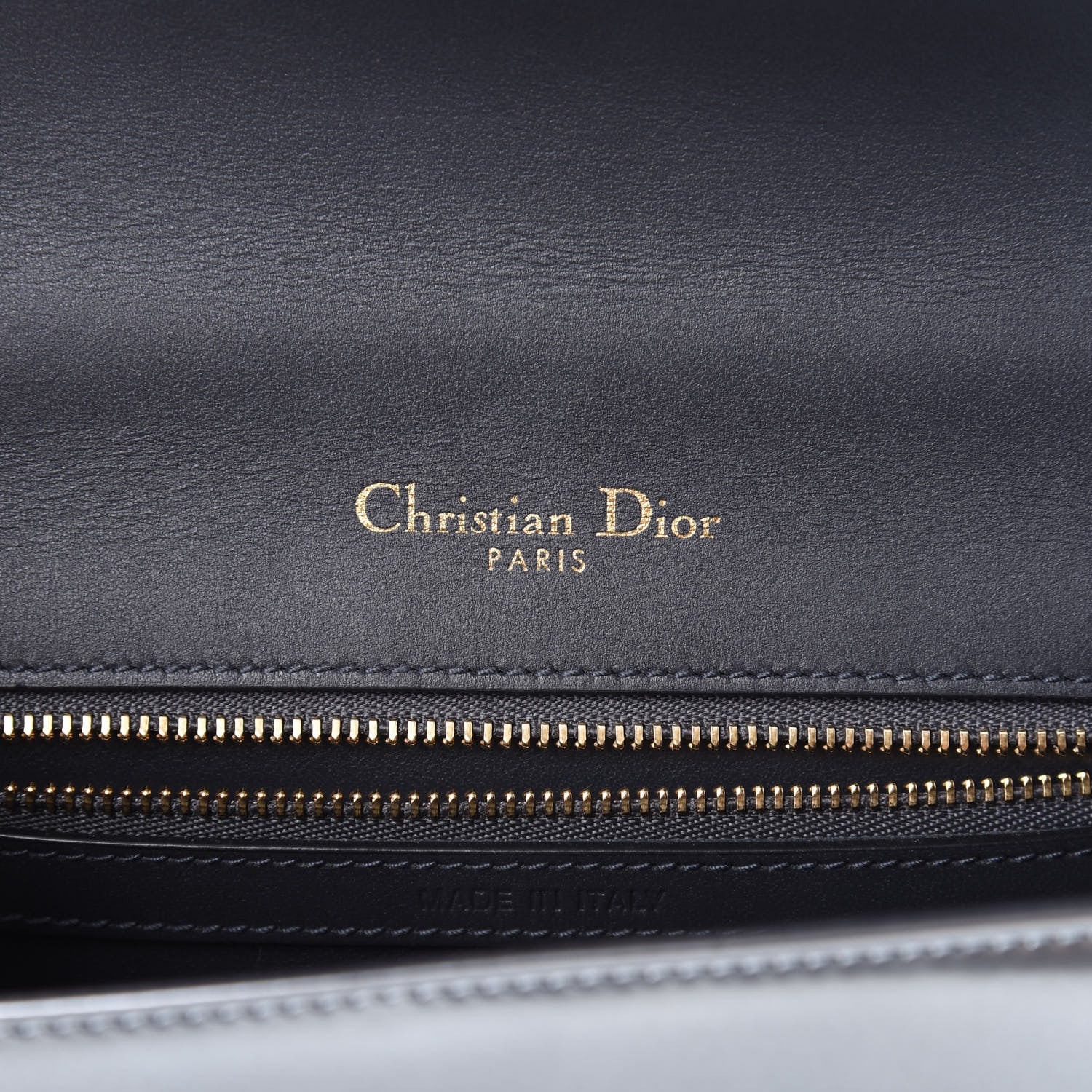 Christian Dior Metallic Patent Micro-Cannage Medium Diorama Flap Bag Silver 6 of 10