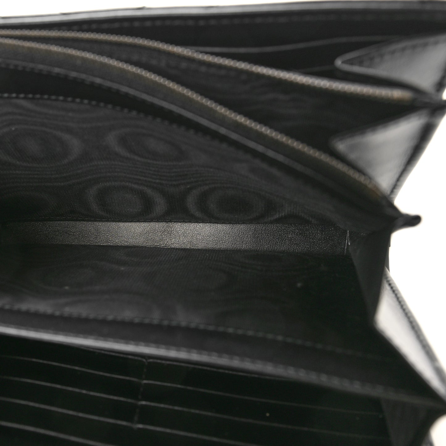 Calfskin Matelasse GG Marmont Chain Wallet Black