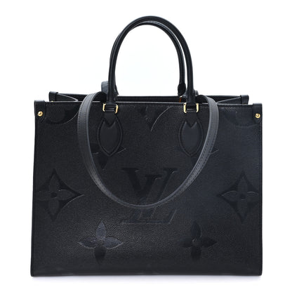 Louis Vuitton Empreinte Monogram Giant Onthego MM Black 1 of 9