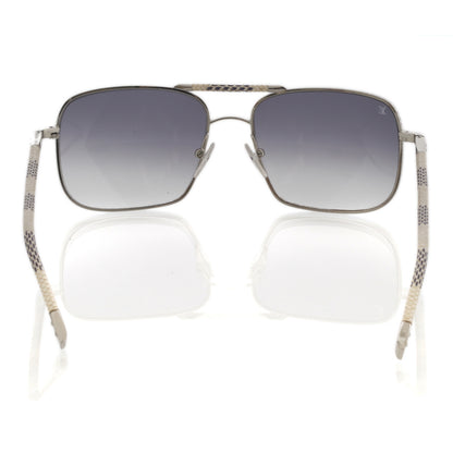 Louis Vuitton Damier Azur Canvas Conspiration Carre Sunglasses 3 of 12