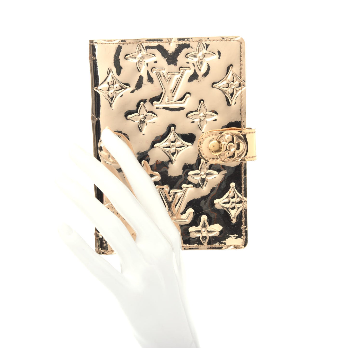 Monogram Miroir Small Ring Agenda Gold