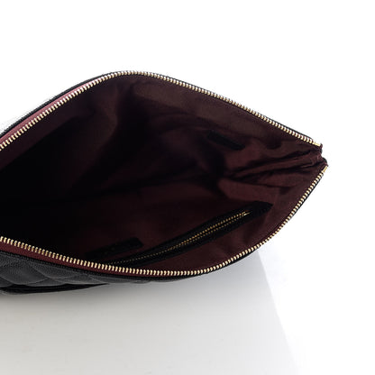 Chanel Caviar Quilted Medium Cosmetic Case Black 5 of 7