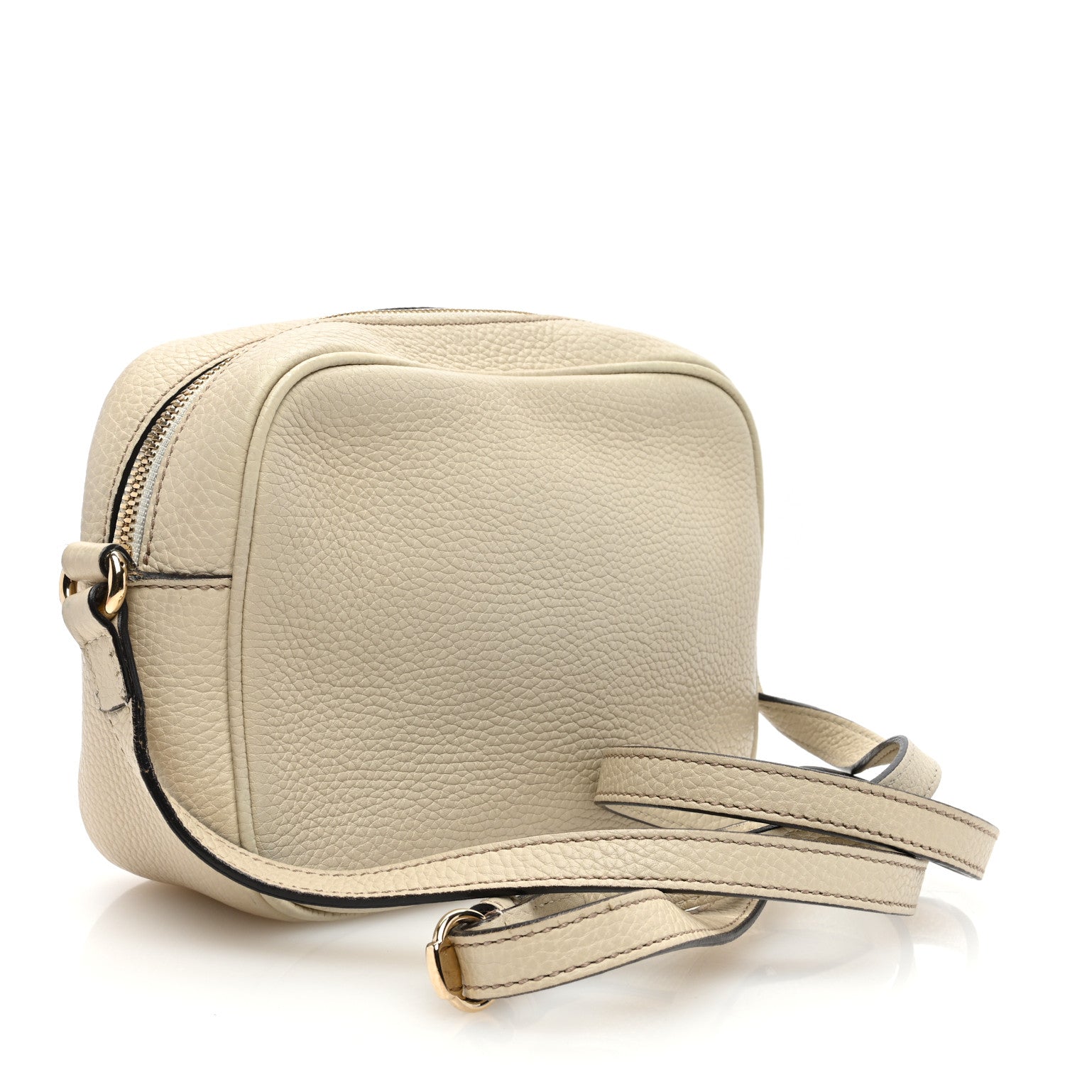 Gucci Pebbled Calfskin Small Soho Disco Bag Off White 3 of 14