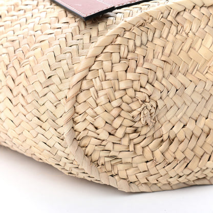 Loewe Raffia Basket Tote Bag Natural Tan 7 of 9
