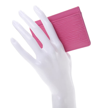 Louis Vuitton Epi Card Holder Hot Pink 2 of 8