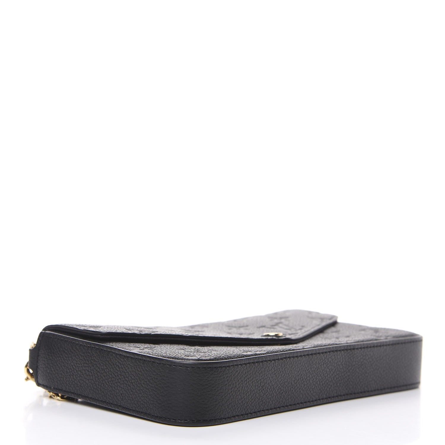 Louis Vuitton Empreinte Pochette Felicie Chain Wallet Black 3 of 8