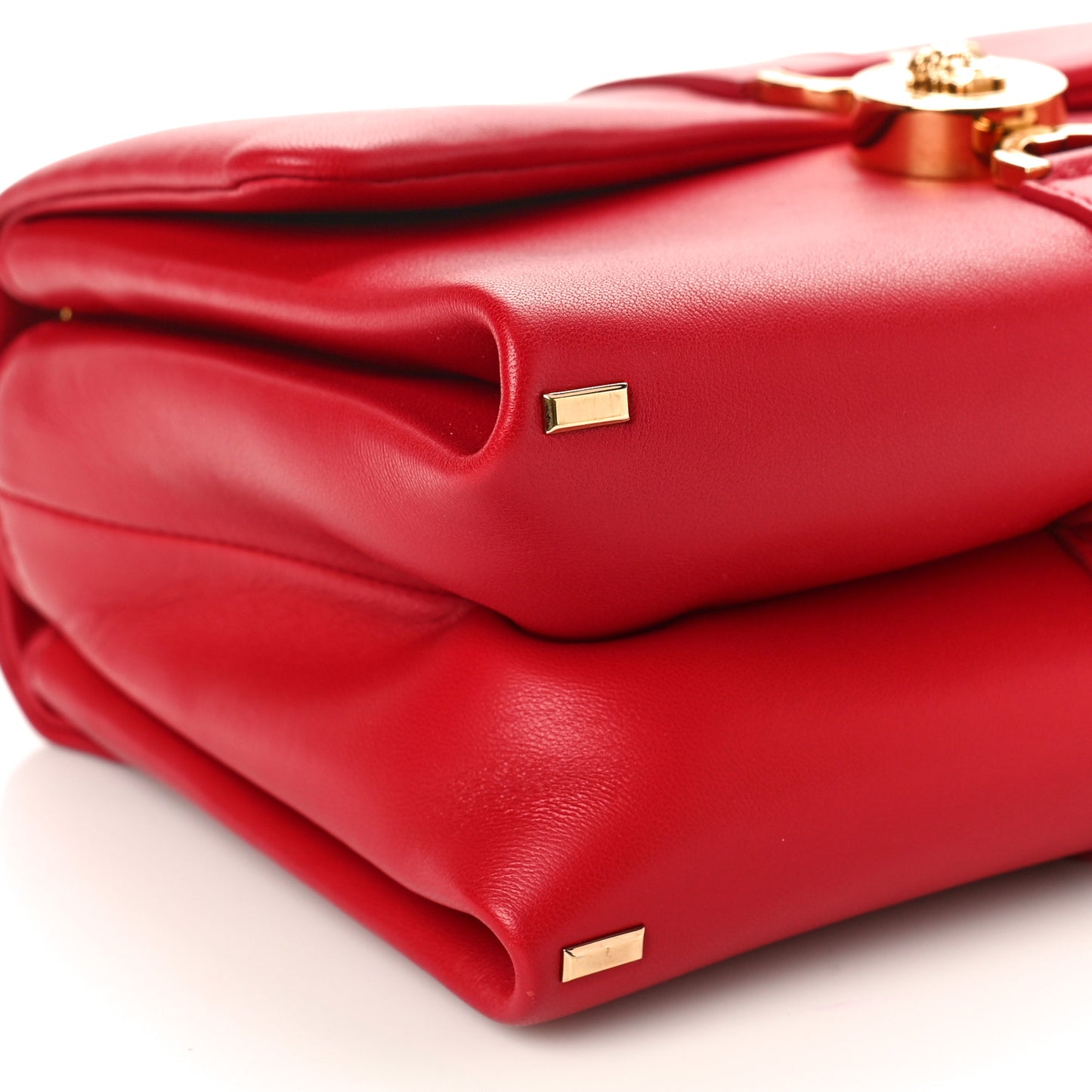 Lambskin Kleio Shoulder Bag Lipstick Red