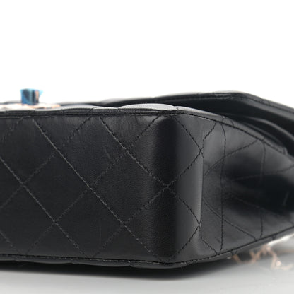 Chanel Lambskin Quilted Small Double Flap Black 10 of 13