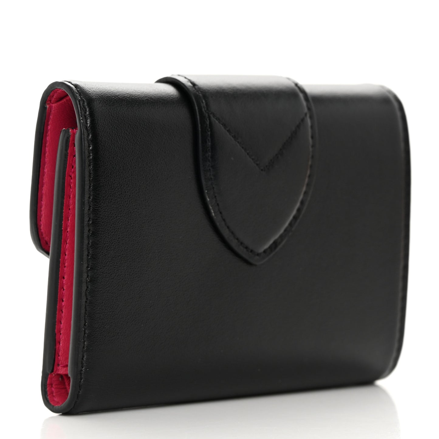 Smooth Calfskin LV Pont 9 Compact Wallet Black