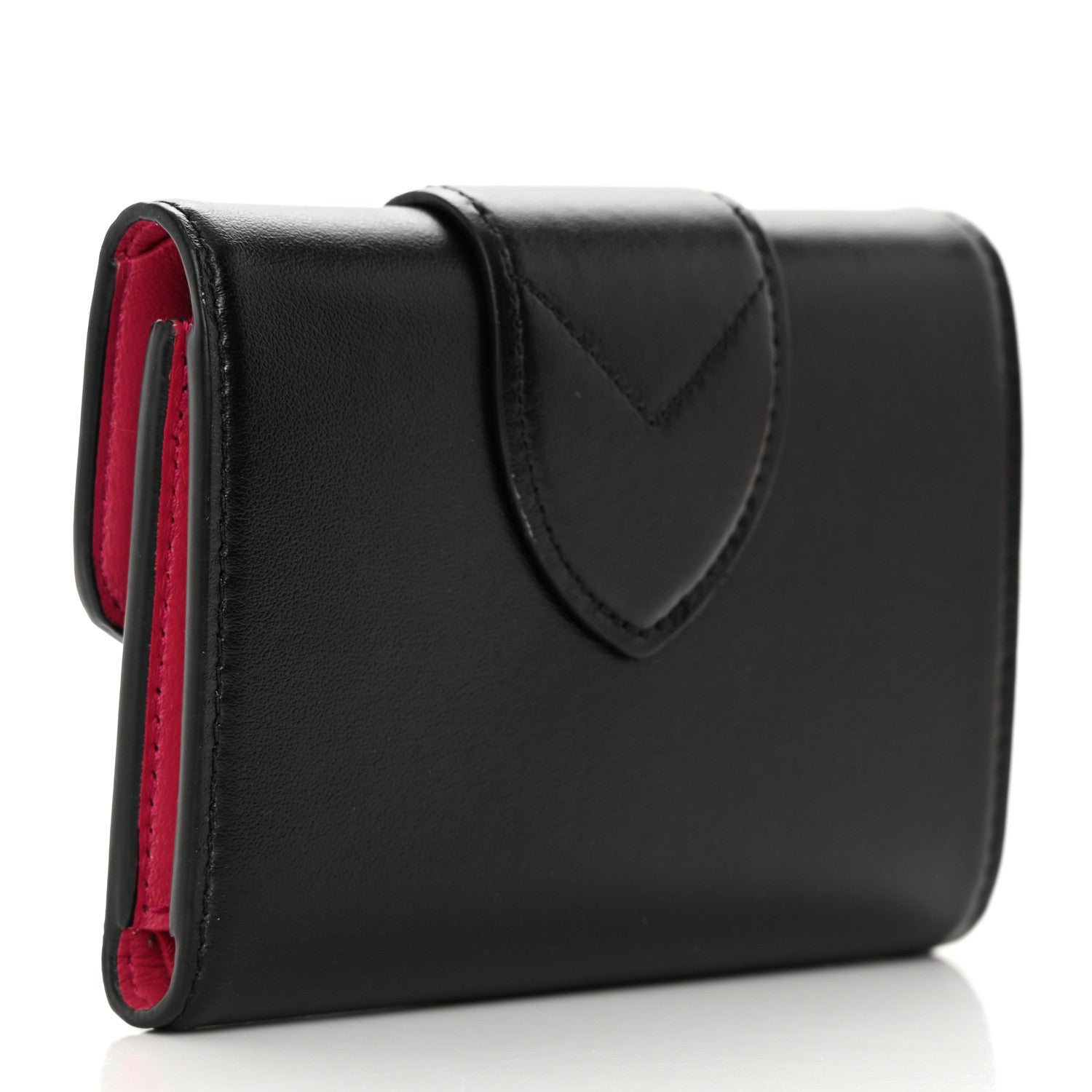 Louis Vuitton Smooth Calfskin LV Pont 9 Compact Wallet Black 3 of 13
