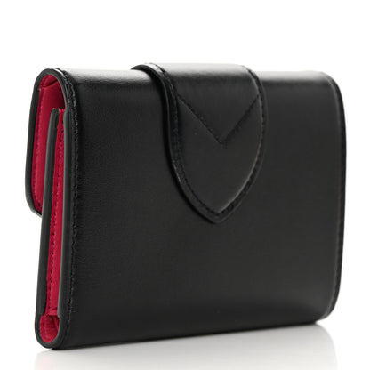 Louis Vuitton Smooth Calfskin LV Pont 9 Compact Wallet Black 3 of 13
