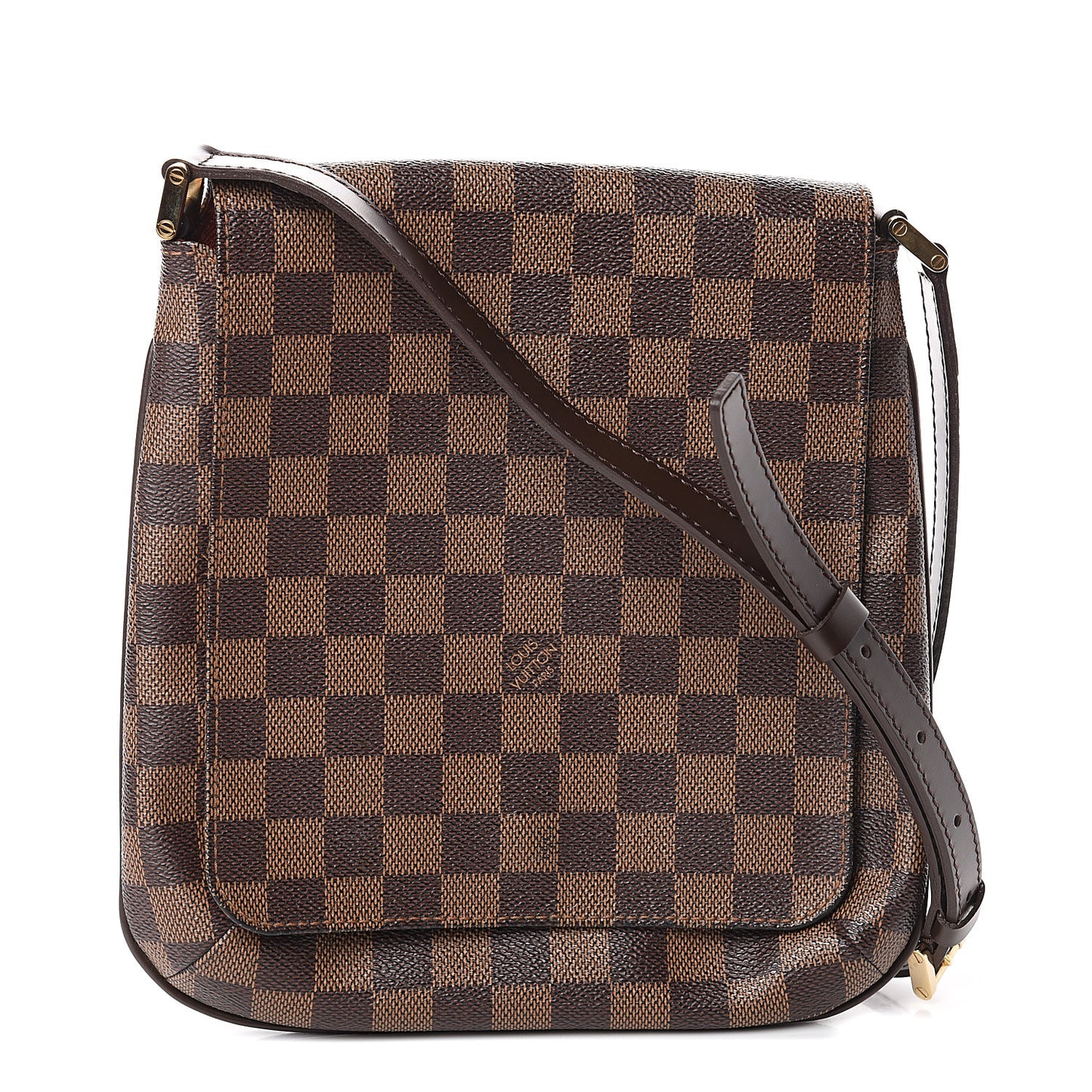 Damier Ebene Musette Salsa Long Strap