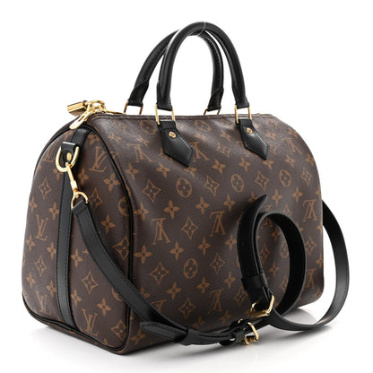 Louis Vuitton Monogram My World Tour Speedy Bandouliere 30 Black 3 of 11