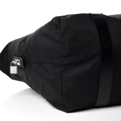 Prada Tessuto Nylon Saffiano Duffel Bag Black 5 of 9