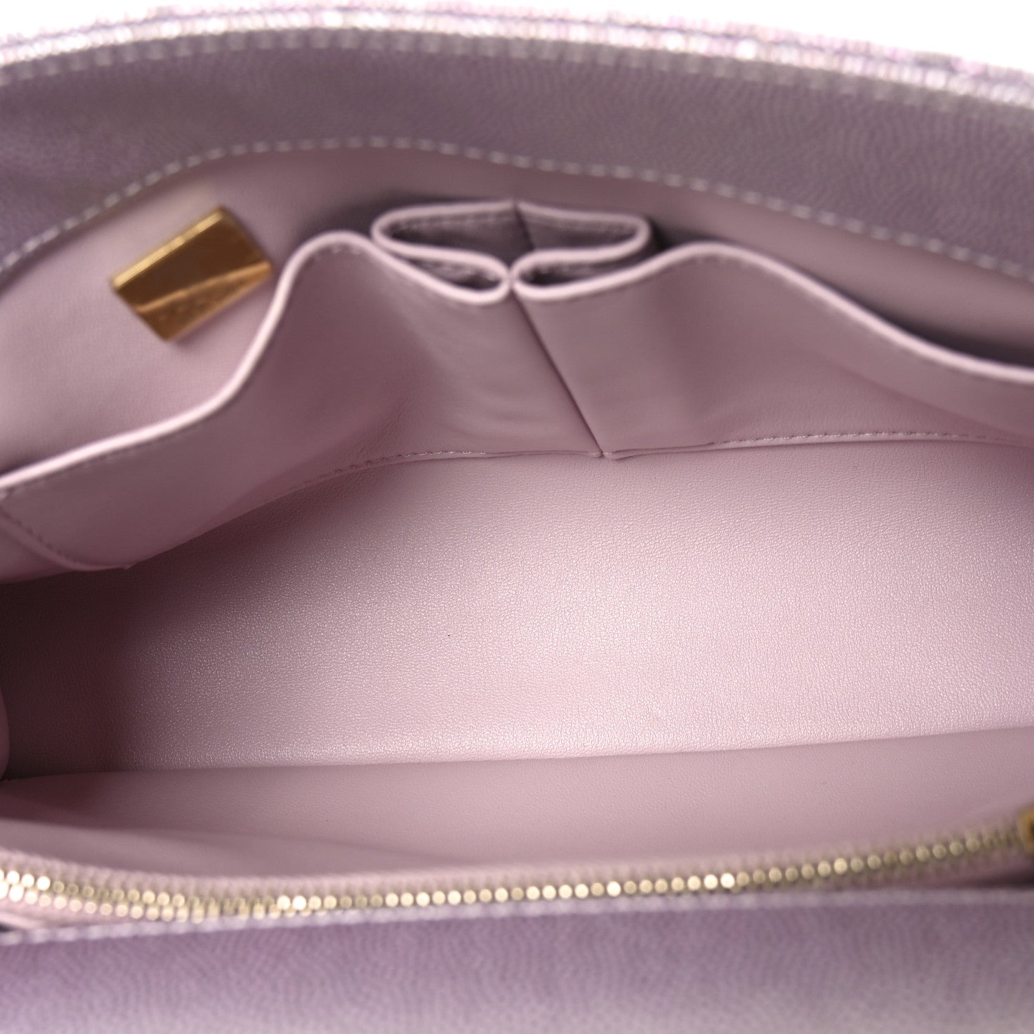 Chanel Metallic Caviar Quilted Small Coco Handle Flap Light Pink 5 of 10