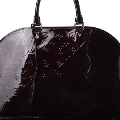 Louis Vuitton Vernis Alma GM Amarante 8 of 14