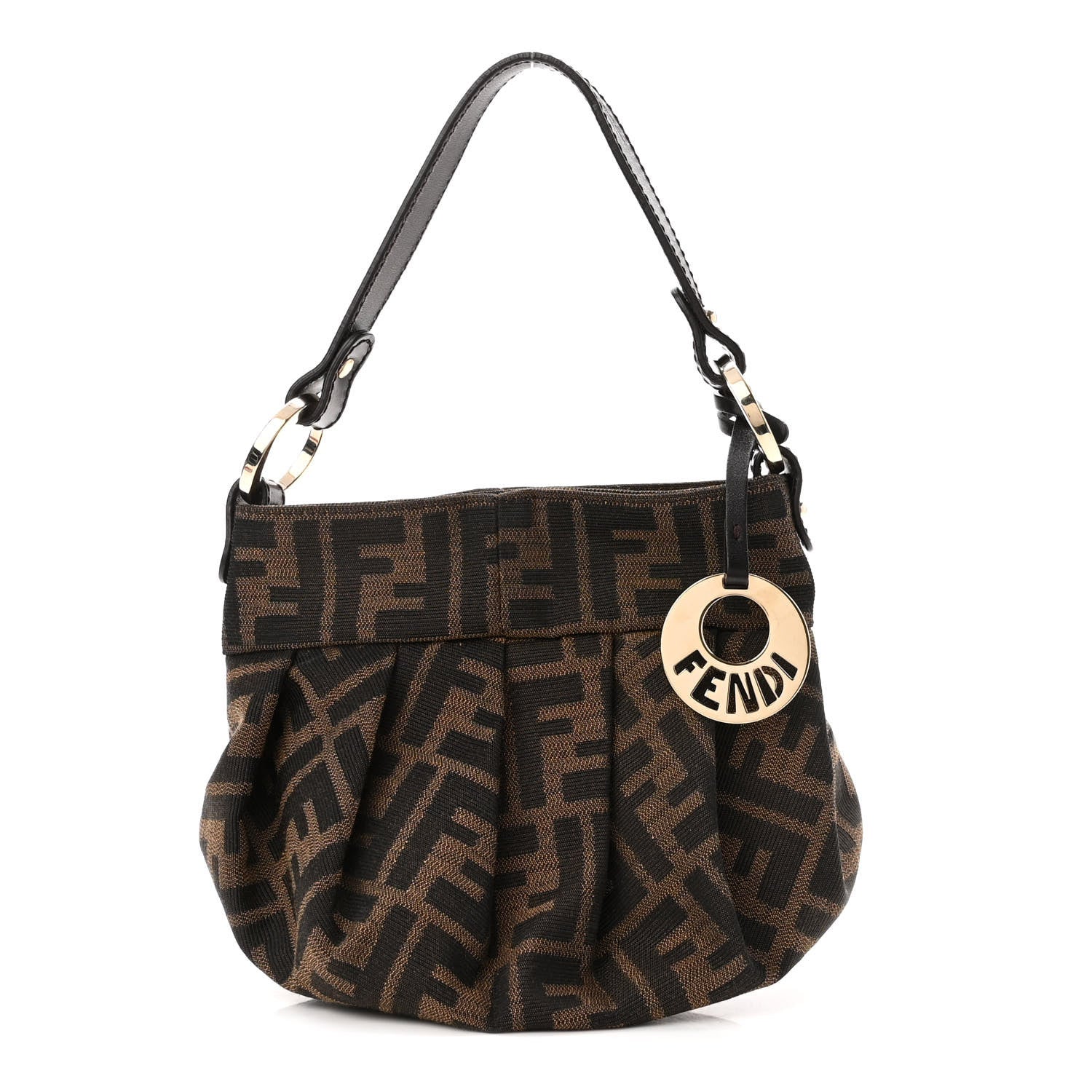Fendi Zucca Mini Chef Hobo Tobacco 1 of 10
