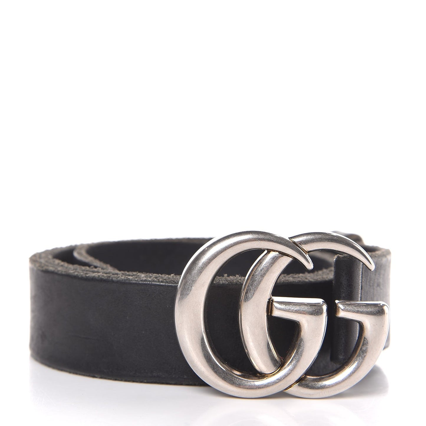 Cuoio Toscano Nickel Double G 30mm Belt 75 30 Black