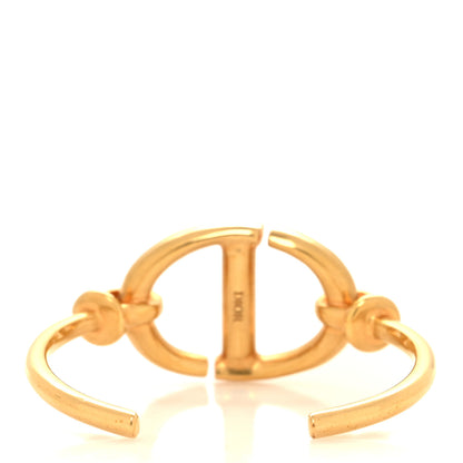 Christian Dior Metal CD Cuff Bracelet Gold 3 of 5