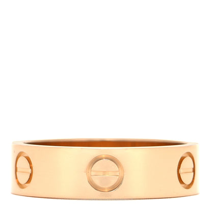 Cartier 18K Yellow Gold 5.5mm LOVE Ring 56 7.5 1 of 4