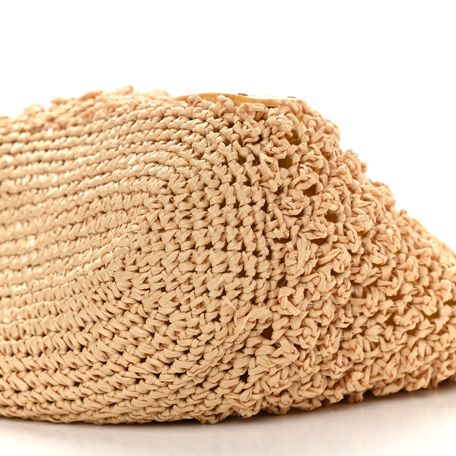 Fendi Raffia Calfskin Tote 8 of 12