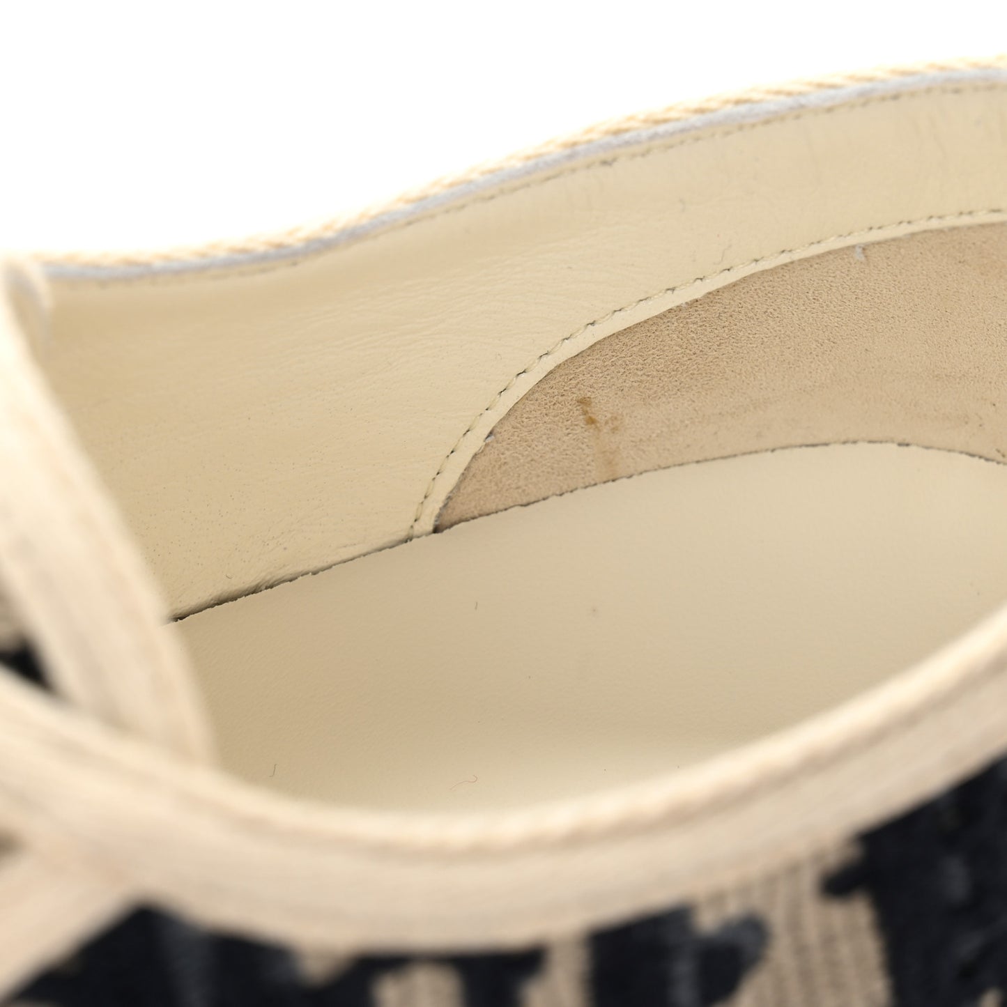 Canvas Oblique Walk'N'Dior Low Top Sneakers 38 Deep Blue