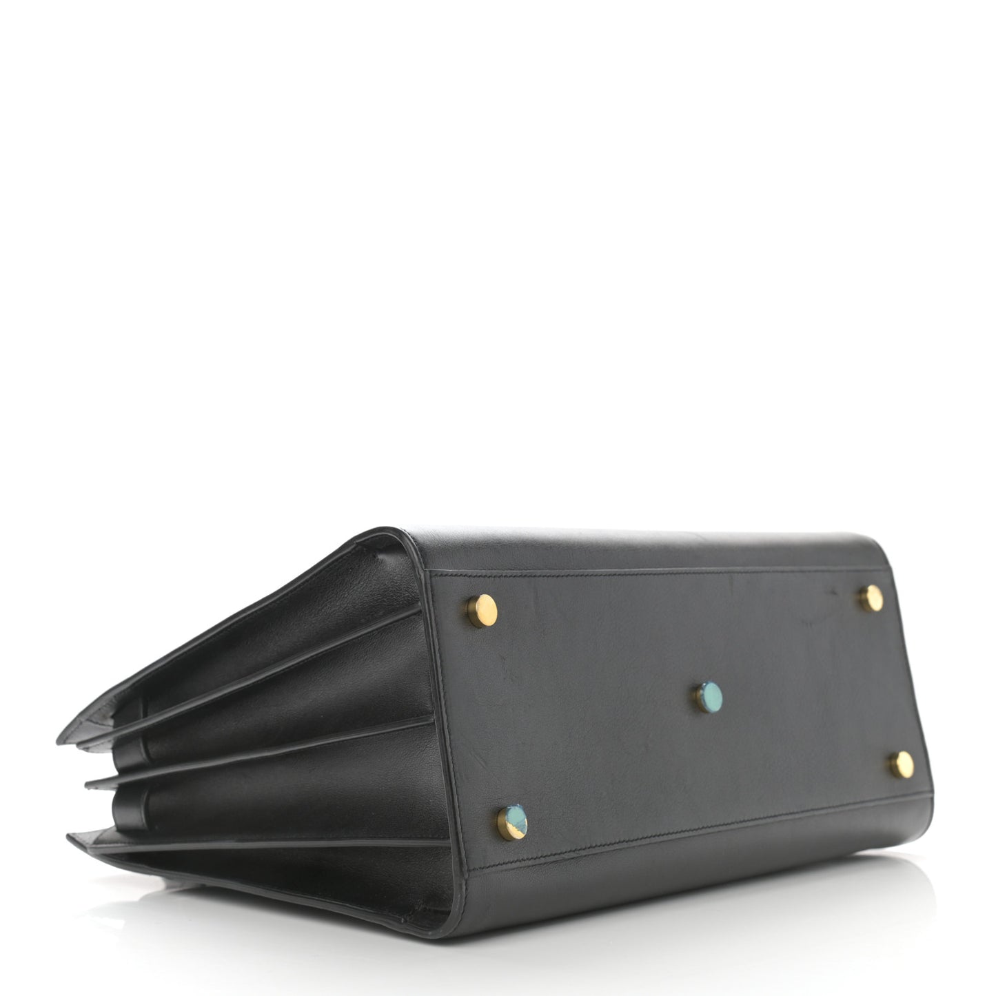 Calfskin Small Sac De Jour Black