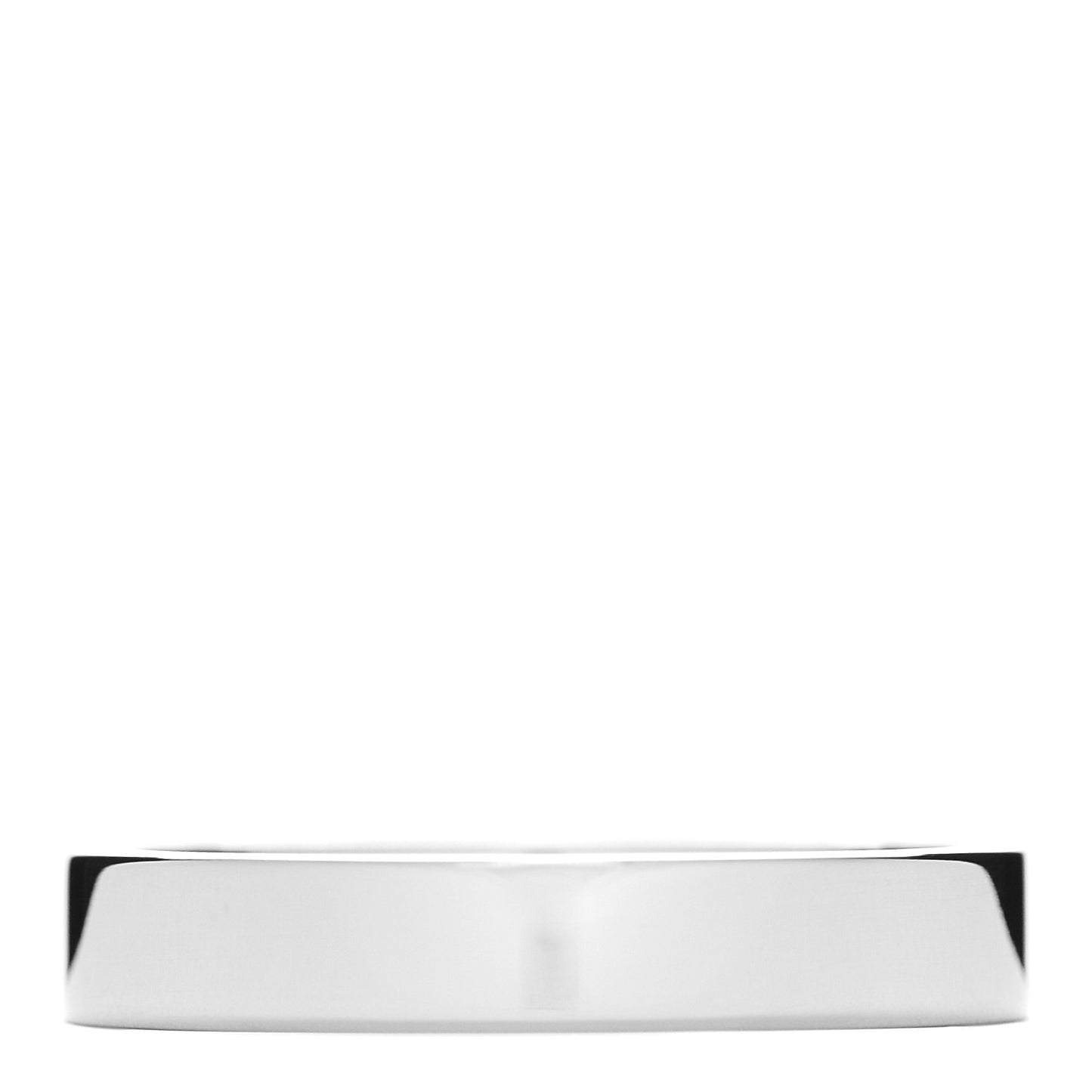 Platinum 4mm C De Cartier Wedding Band Ring 60 9.25