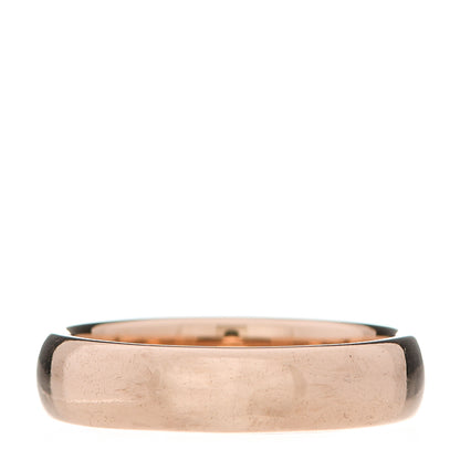 Tiffany 18K Rose Gold 4.5mm Classic Wedding Band Ring 50 5.25 1 of 6