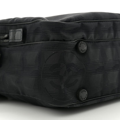 Chanel Nylon Travel Shoulder Bag Black 9 of 11