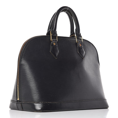 Louis Vuitton Epi Alma PM Black 3 of 18