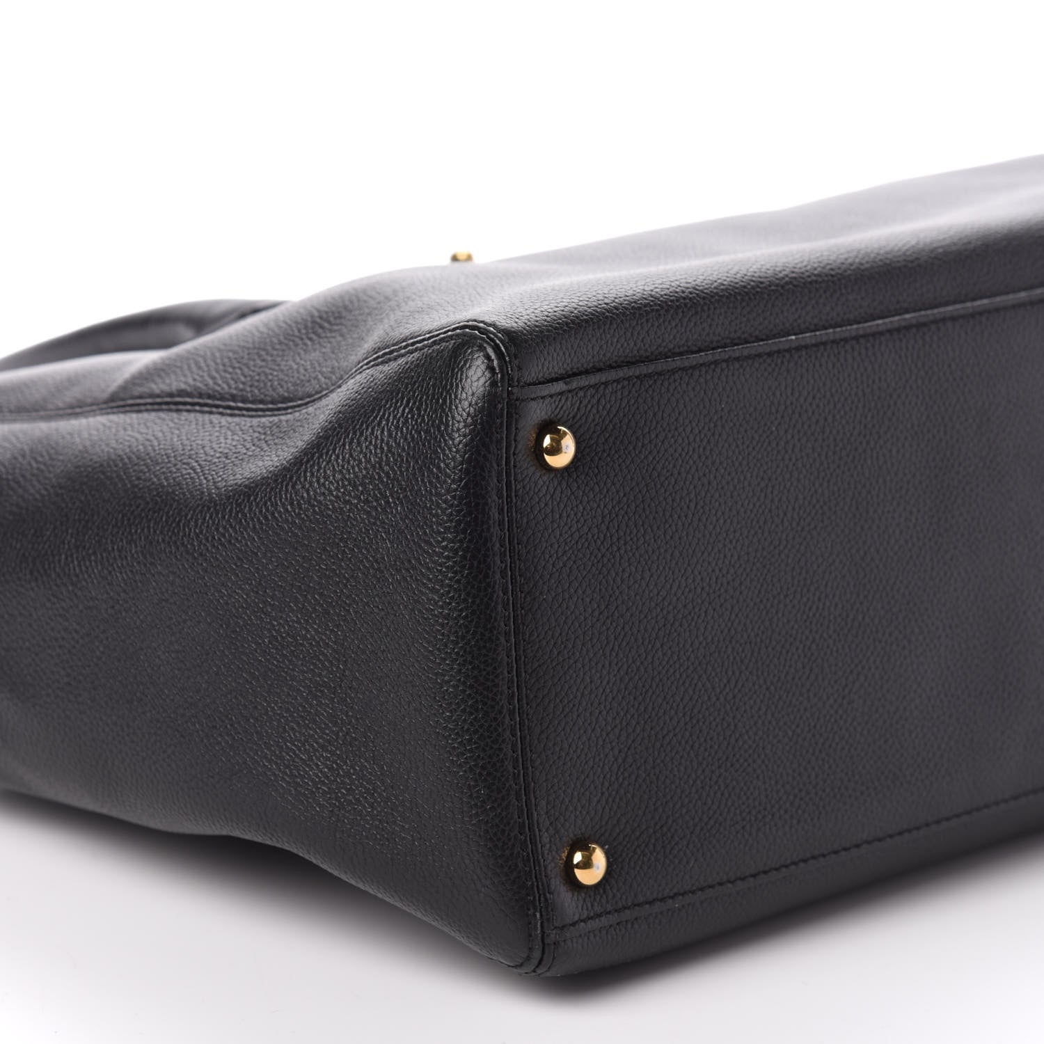 Chanel Calfskin Cerf Executive Shopper Tote Black 10 of 10