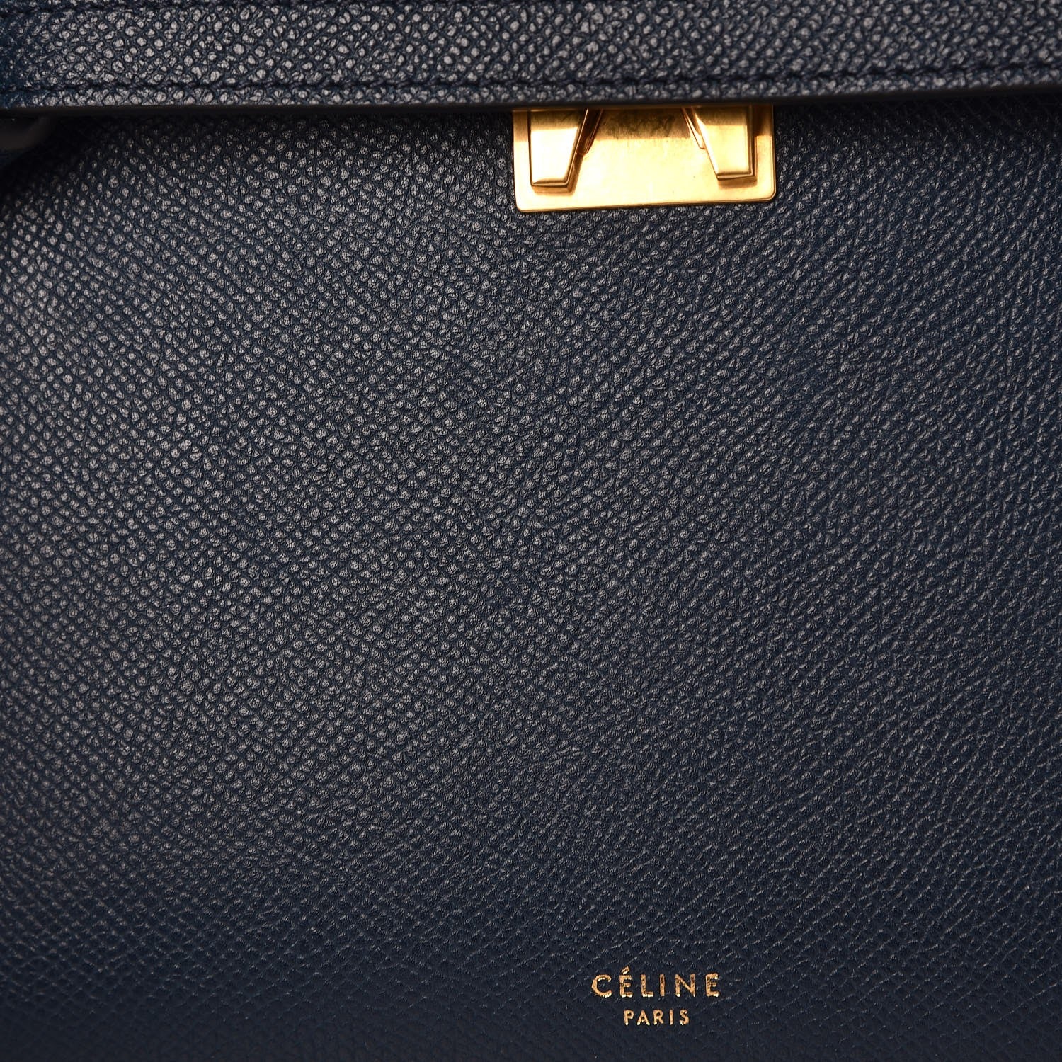 Celine Baby Grained Calfskin Micro Belt Bag Steel Blue 9 of 9