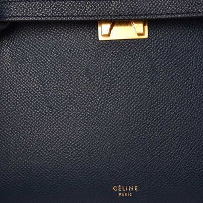 Celine Baby Grained Calfskin Micro Belt Bag Steel Blue 9 of 9