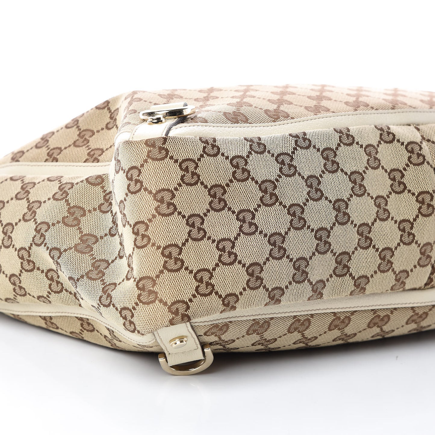 Monogram Large Abbey Tote Off White
