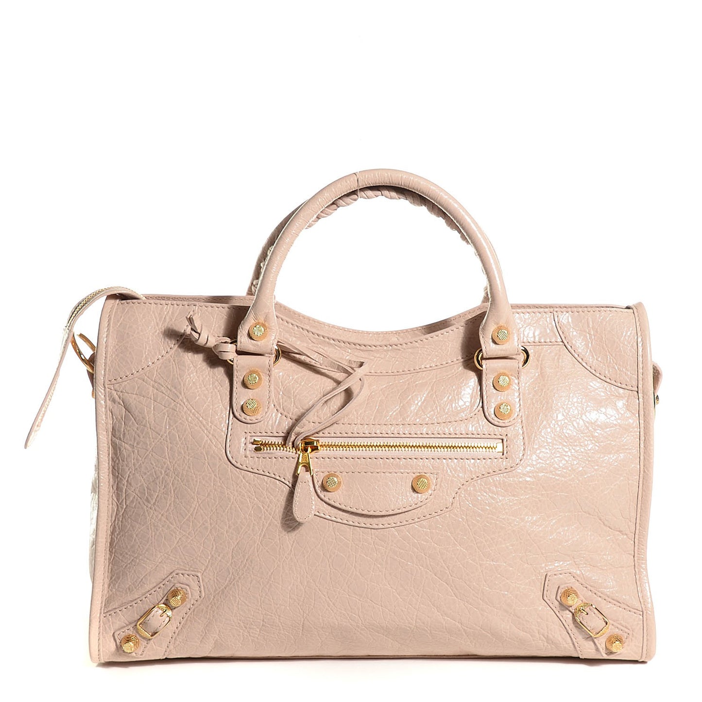 Agneau Giant 12 Gold Hardware City Rose Aubepine Rose Light