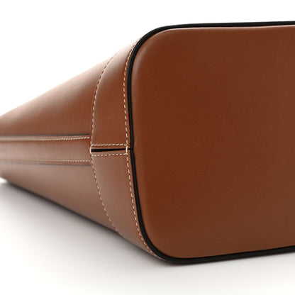 Celine Smooth Calfskin Small Cuir Triomphe Bucket Bag Tan 9 of 11