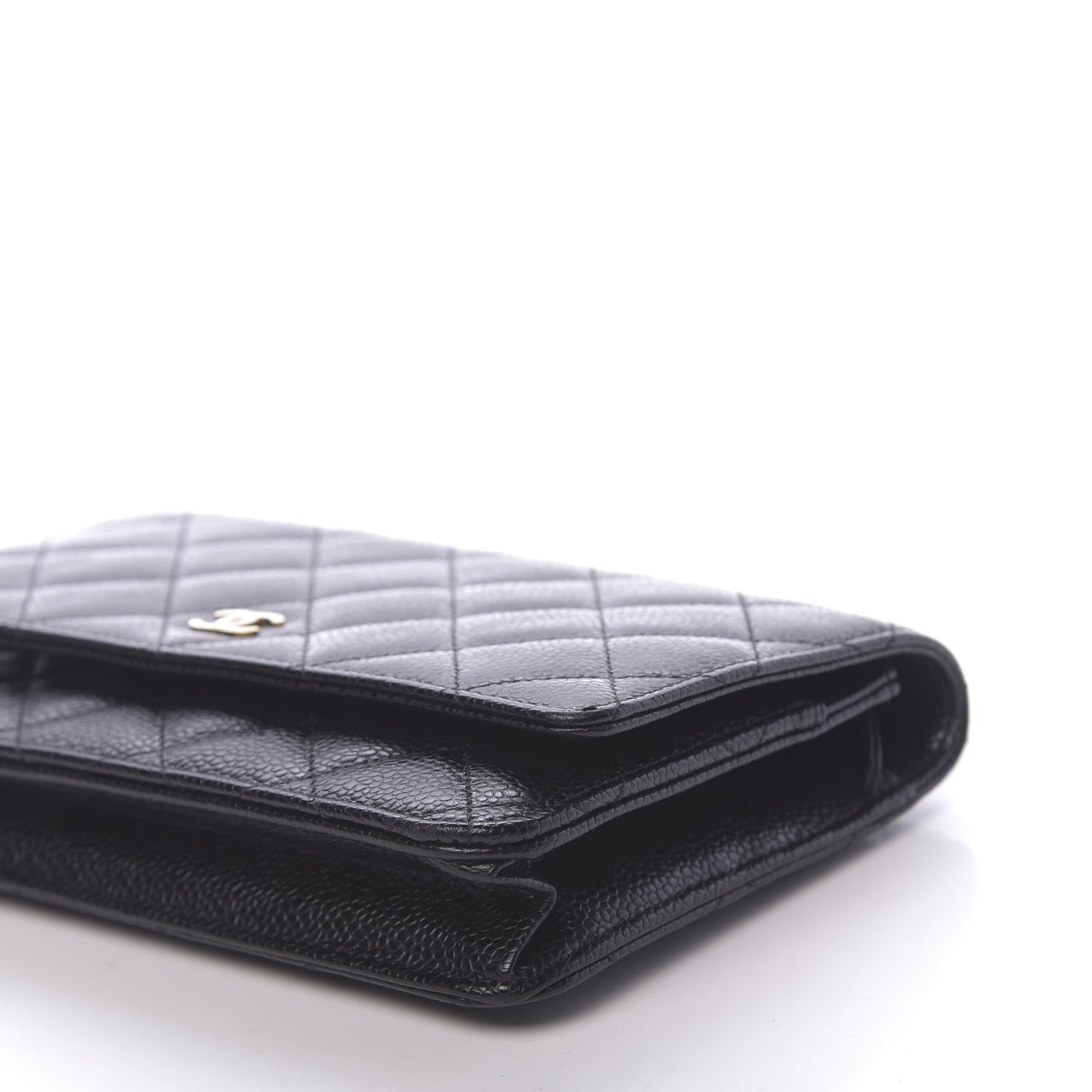 Chanel Caviar Quilted Wallet On Chain WOC Black 10 of 11