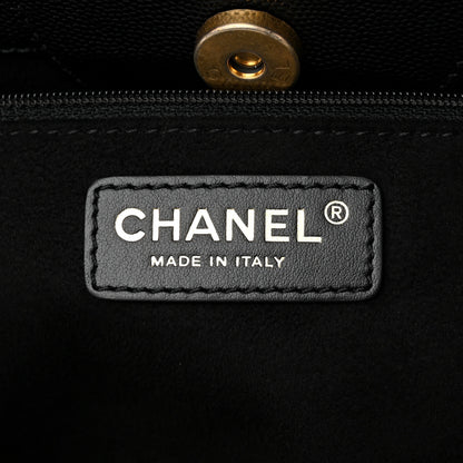 Chanel Caviar Small Studded Deauville Tote Black 6 of 10