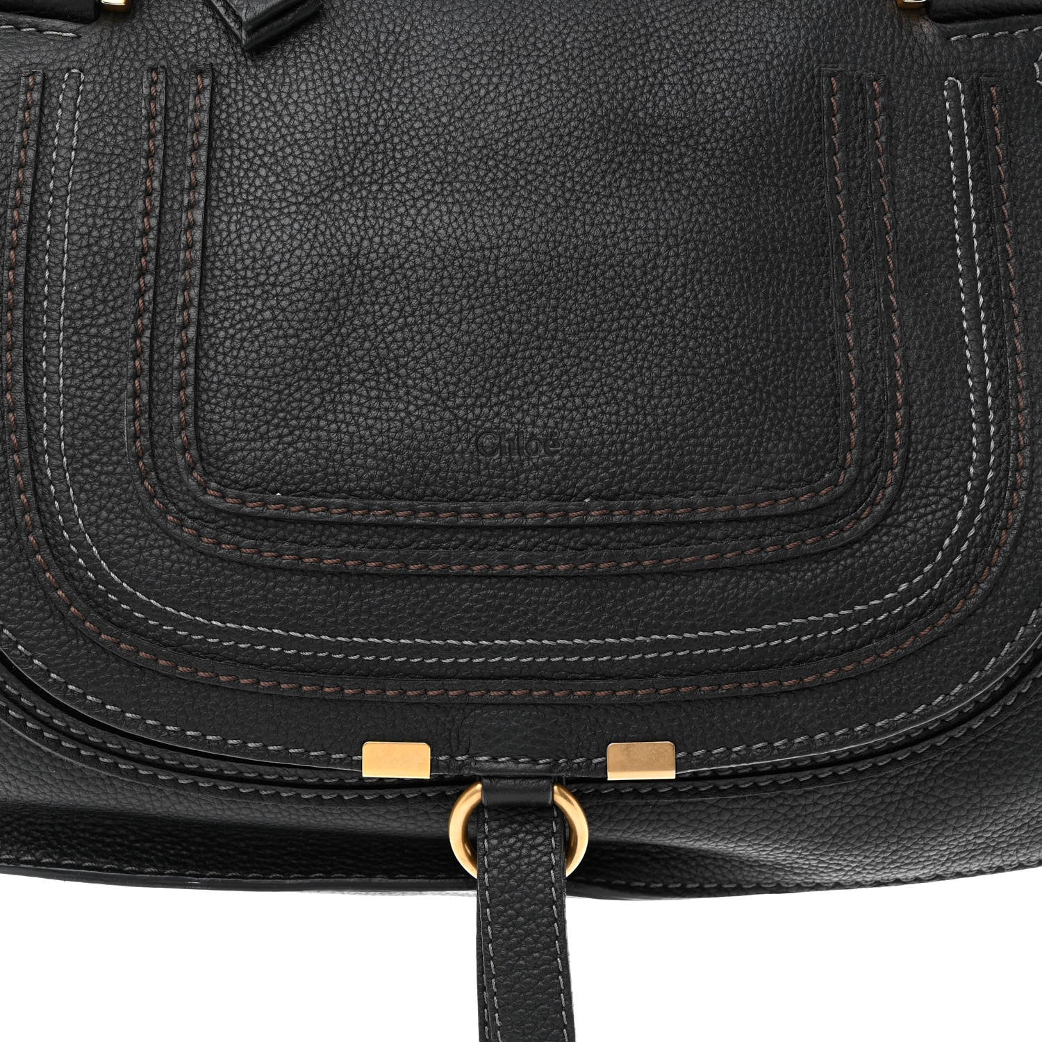 Chloe Calfskin Medium Marcie Satchel Black 8 of 11