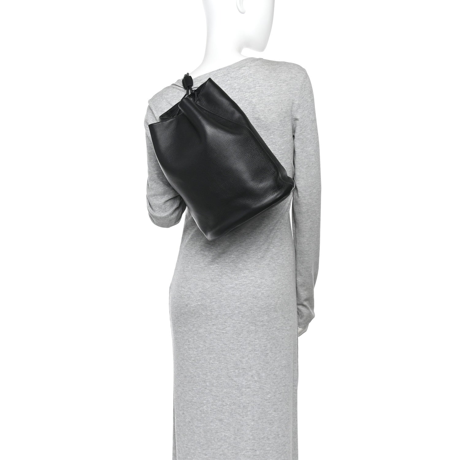 The Row Grained Calfskin Joe Backpack Black 2 of 9