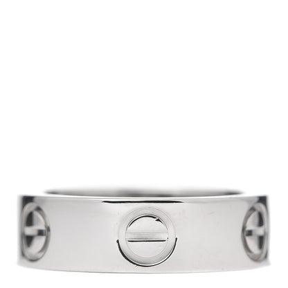 Cartier Platinum Diamond 5.5mm LOVE Ring 49 5 3 of 6