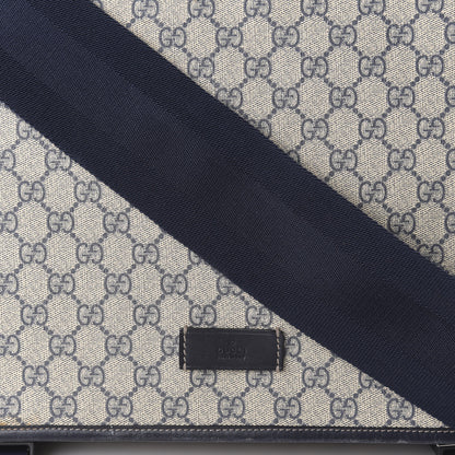 Gucci GG Plus Monogram Messenger Diaper Bag Navy 10 of 11