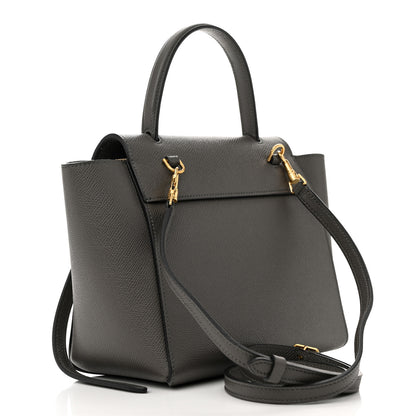 Celine Grained Calfskin Nano Belt Bag Grey 3 of 11
