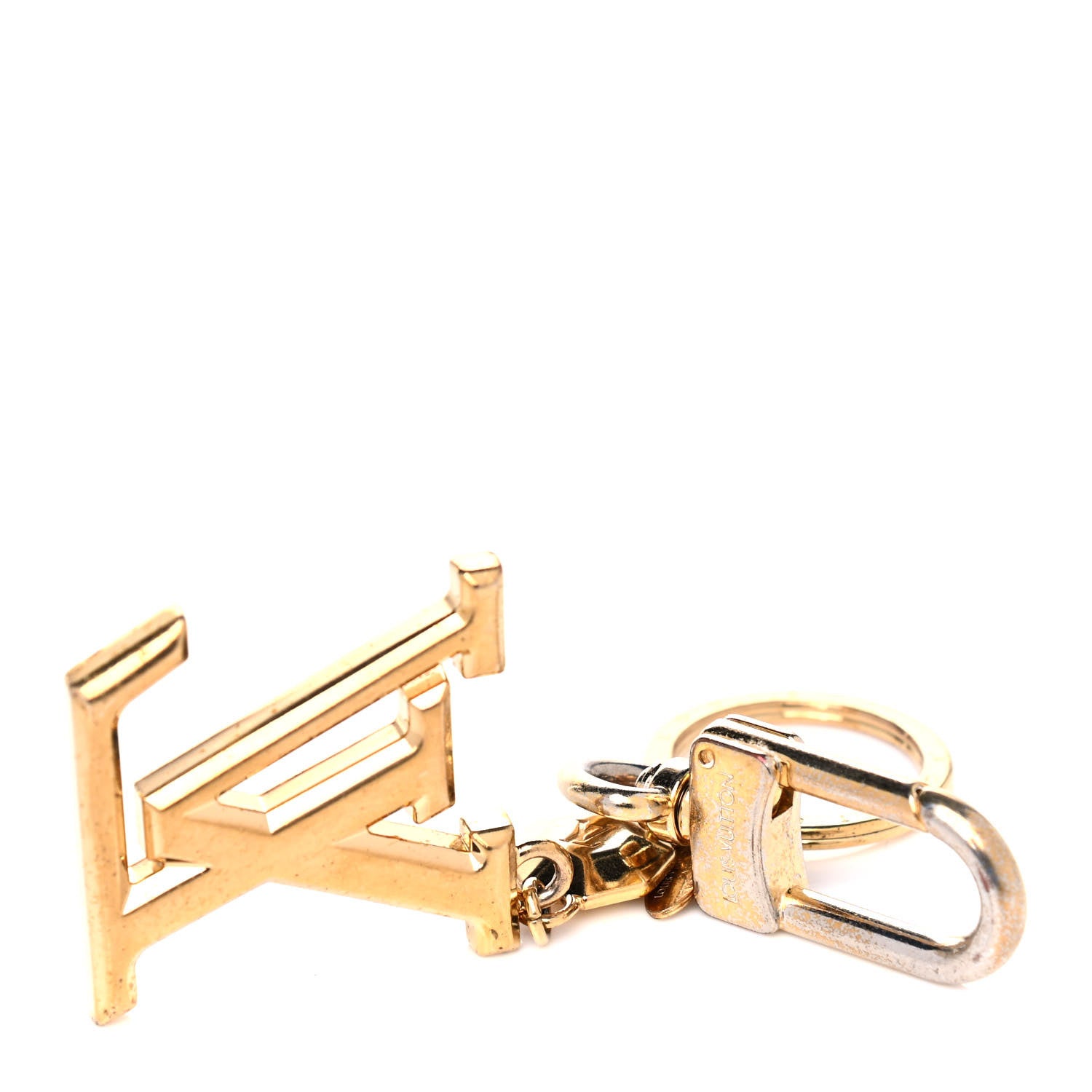 Louis Vuitton LV Facettes Bag Charm Key Holder Gold 3 of 3