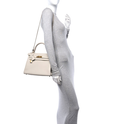 Hermes Togo Kelly Retourne 28 Beton 2 of 11