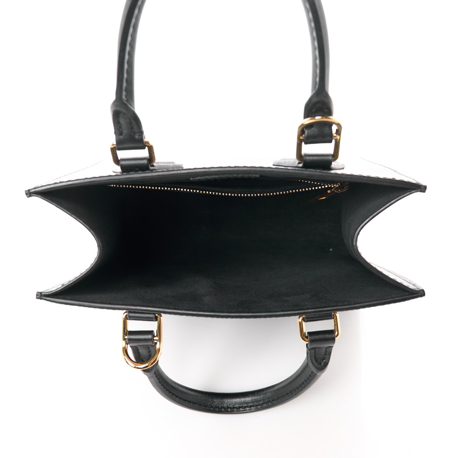 Louis Vuitton Epi Sac Plat BB Black 5 of 9