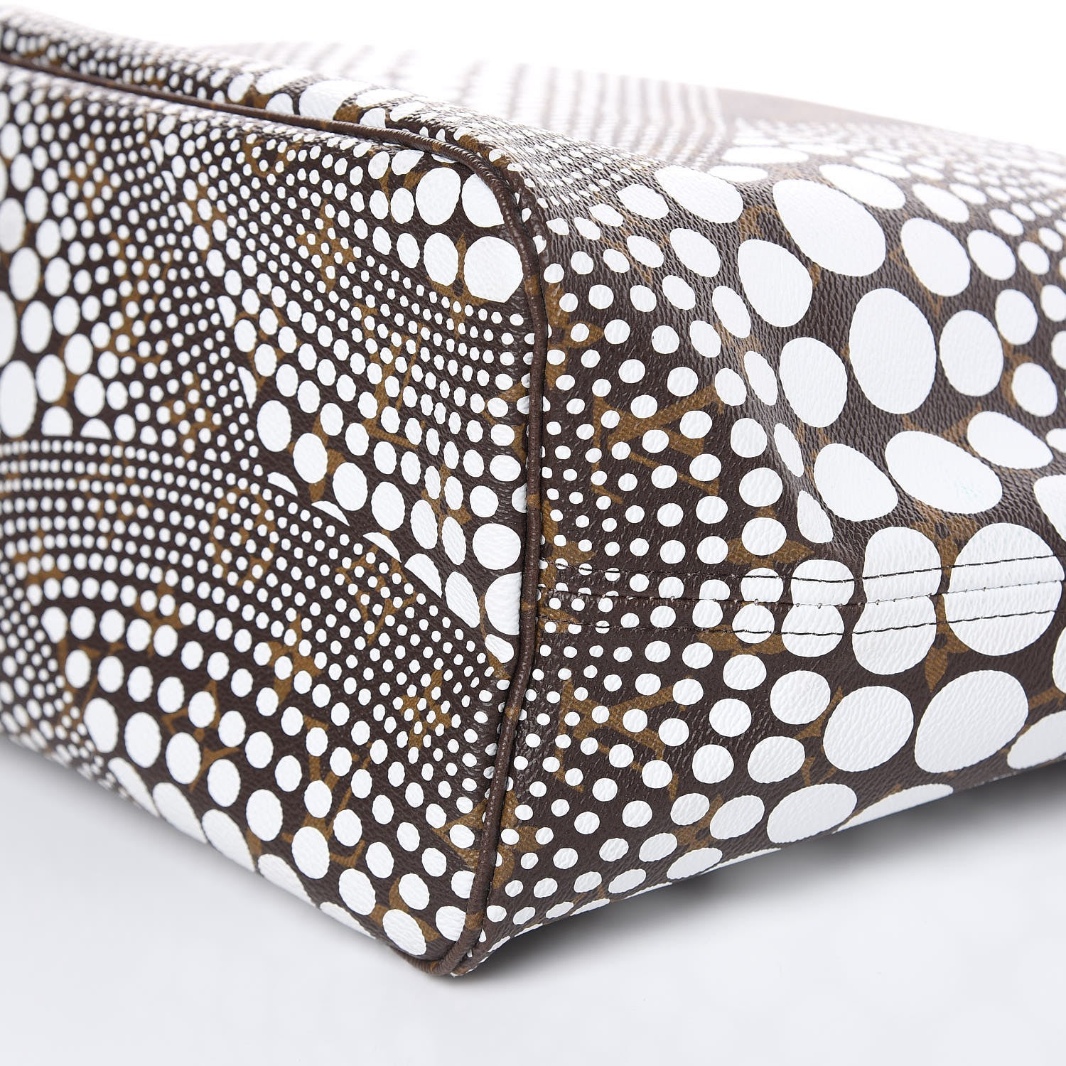 Louis Vuitton Monogram Kusama Waves Neverfull MM White 9 of 15