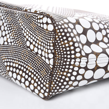 Louis Vuitton Monogram Kusama Waves Neverfull MM White 9 of 15